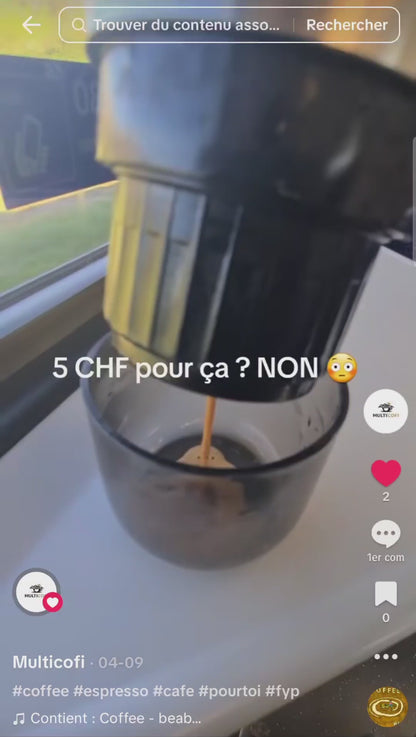 Machine à Café  portable Multicofi| Capsules & Café Moulu