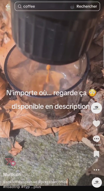 Machine à Café  portable Multicofi| Capsules & Café Moulu
